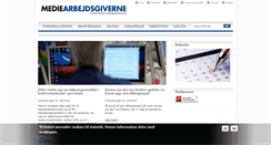 Desktop Screenshot of mediearbejdsgiverne.dk